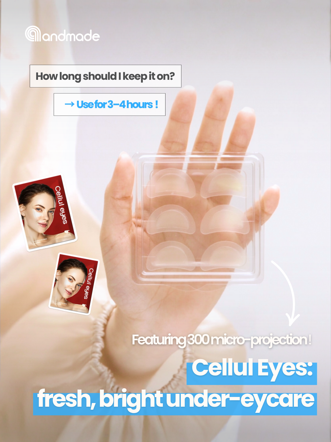 Cellul Eyes Next-Generation Hydrogel Microneedle Eye Patch - Image 4