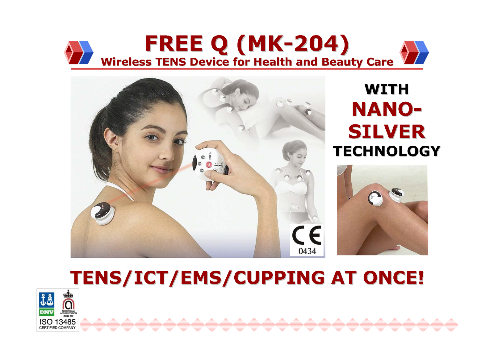 MK-204 H3 FreeQ Wireless Multi-Functional Electrical Therapy Device - Image 4