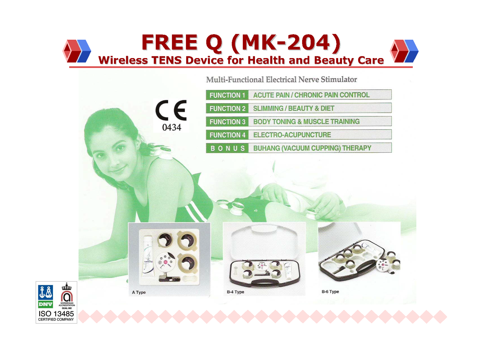 MK-204 H3 FreeQ Wireless Multi-Functional Electrical Therapy Device - Image 6
